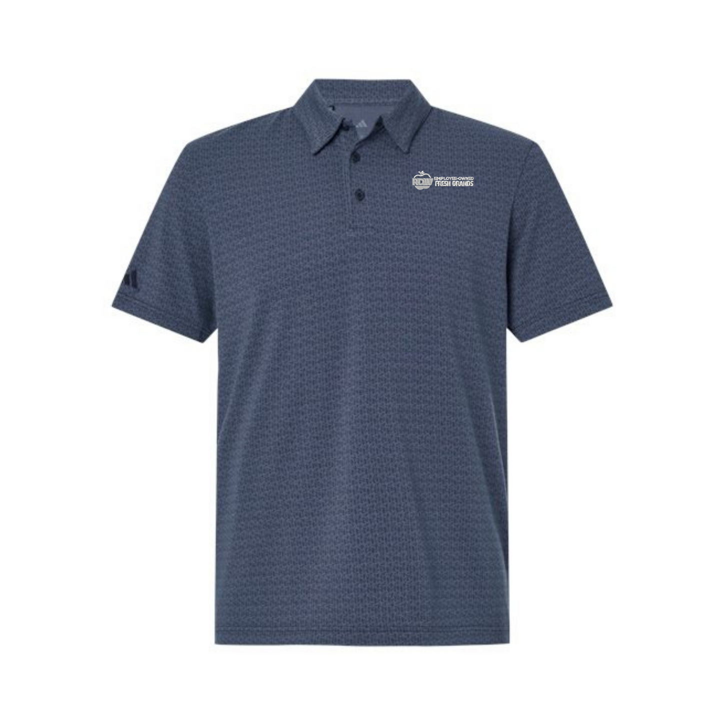 Adidas Men's Blended Printed Polo - Preloved Ink