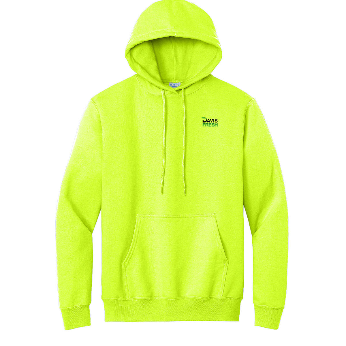Tall Port & Company® Essential Fleece Pullover Hooded Sweatshirt - Safety Green