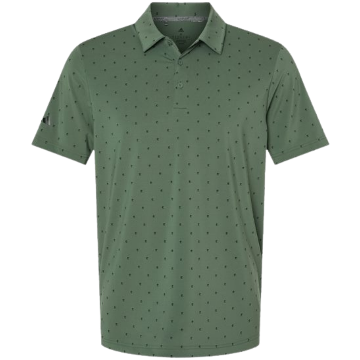 Adidas Men's Ultimate365 Pine Tree Polo - Green Oxide/Black