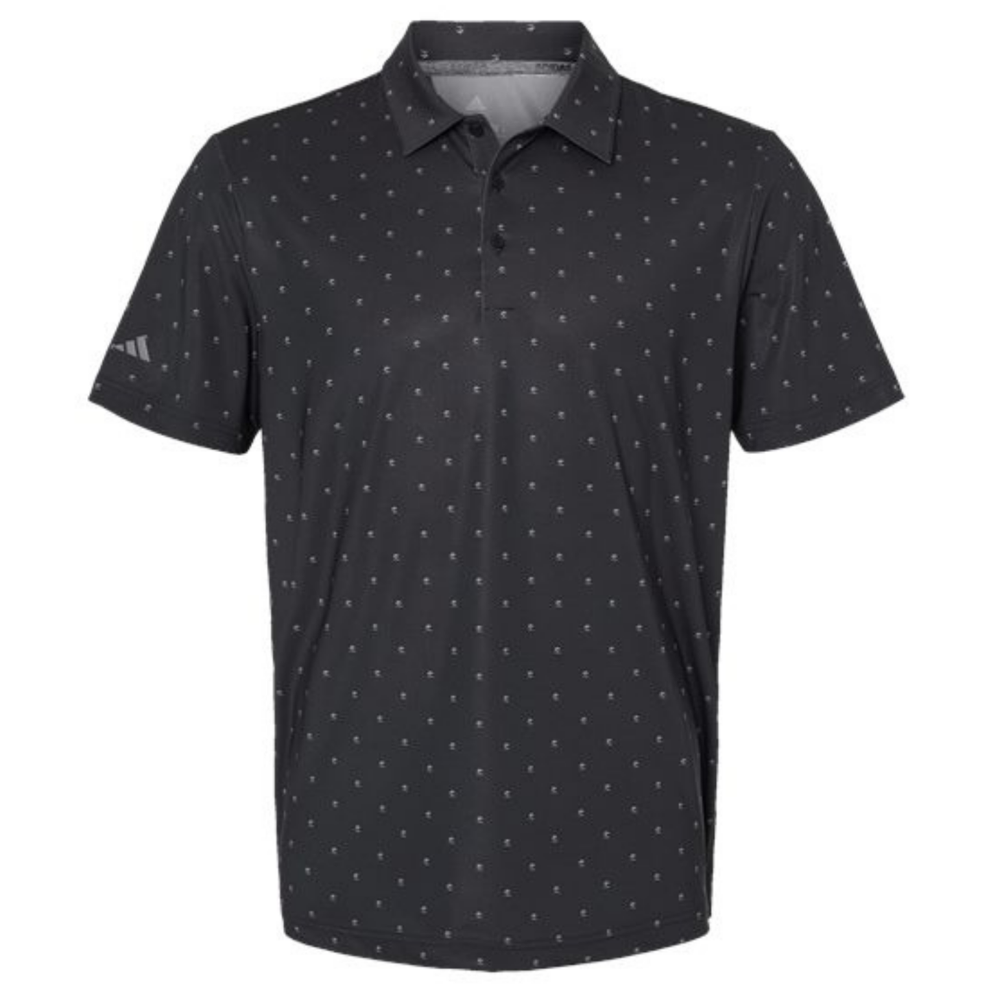 Adidas Men's Ultimate365 Pine Tree Polo - Black/Grey Three