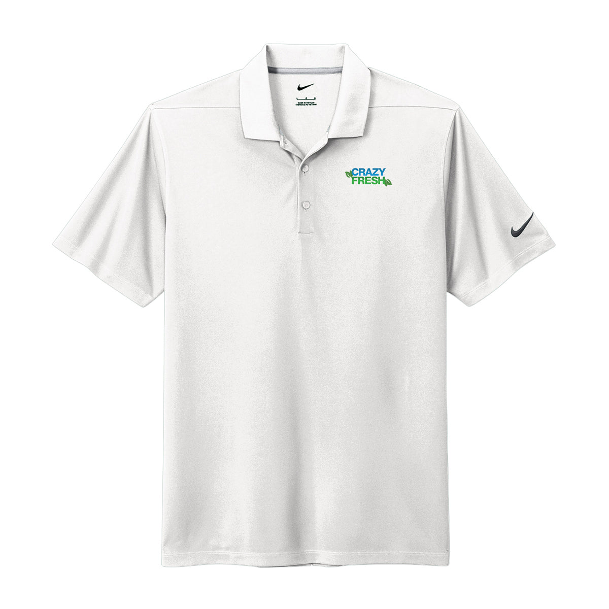 TALL - Nike Dri-FIT Micro Pique Tall 2.0 Polo - White