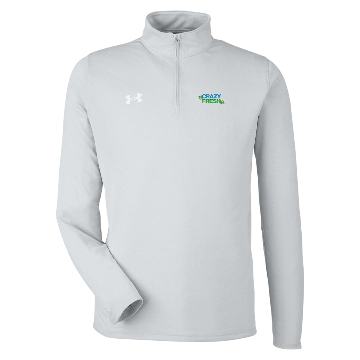 Under Armour Men's Team Tech Quarter-Zip - Medium Grey