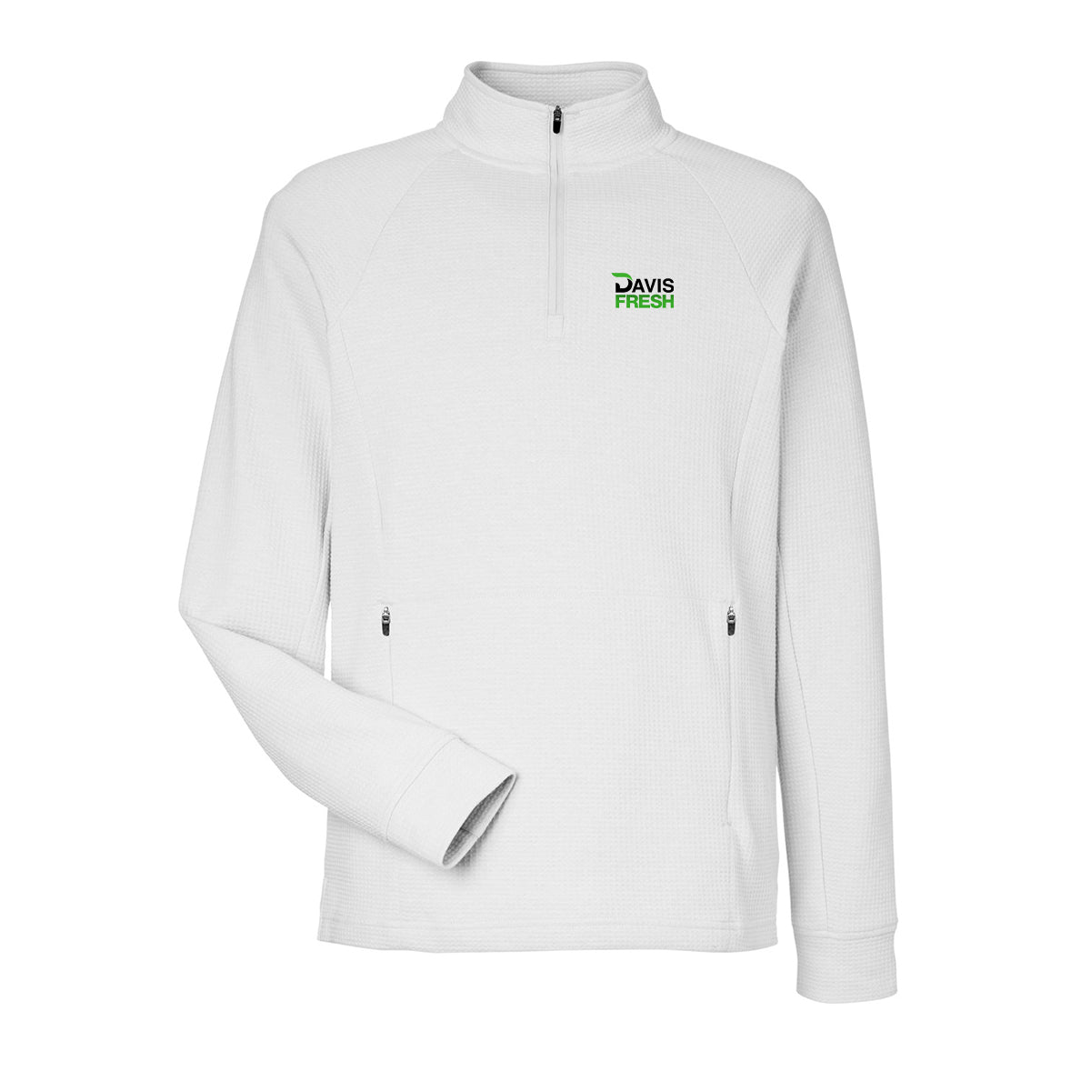 North End Men's Rhythm Waffle Pullover - Platinum