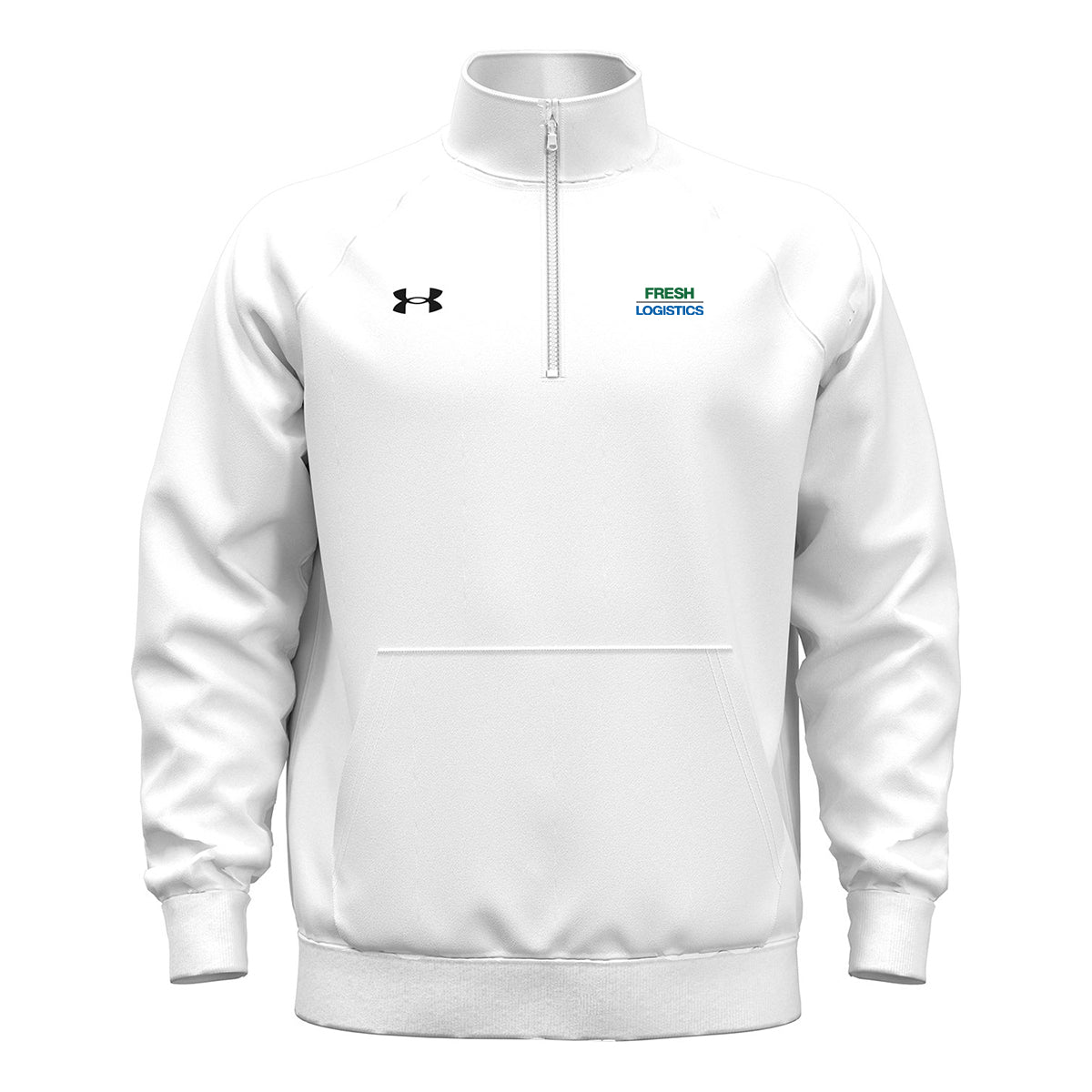 Under Armour Men's Rival Fleece Quarter-Zip - White