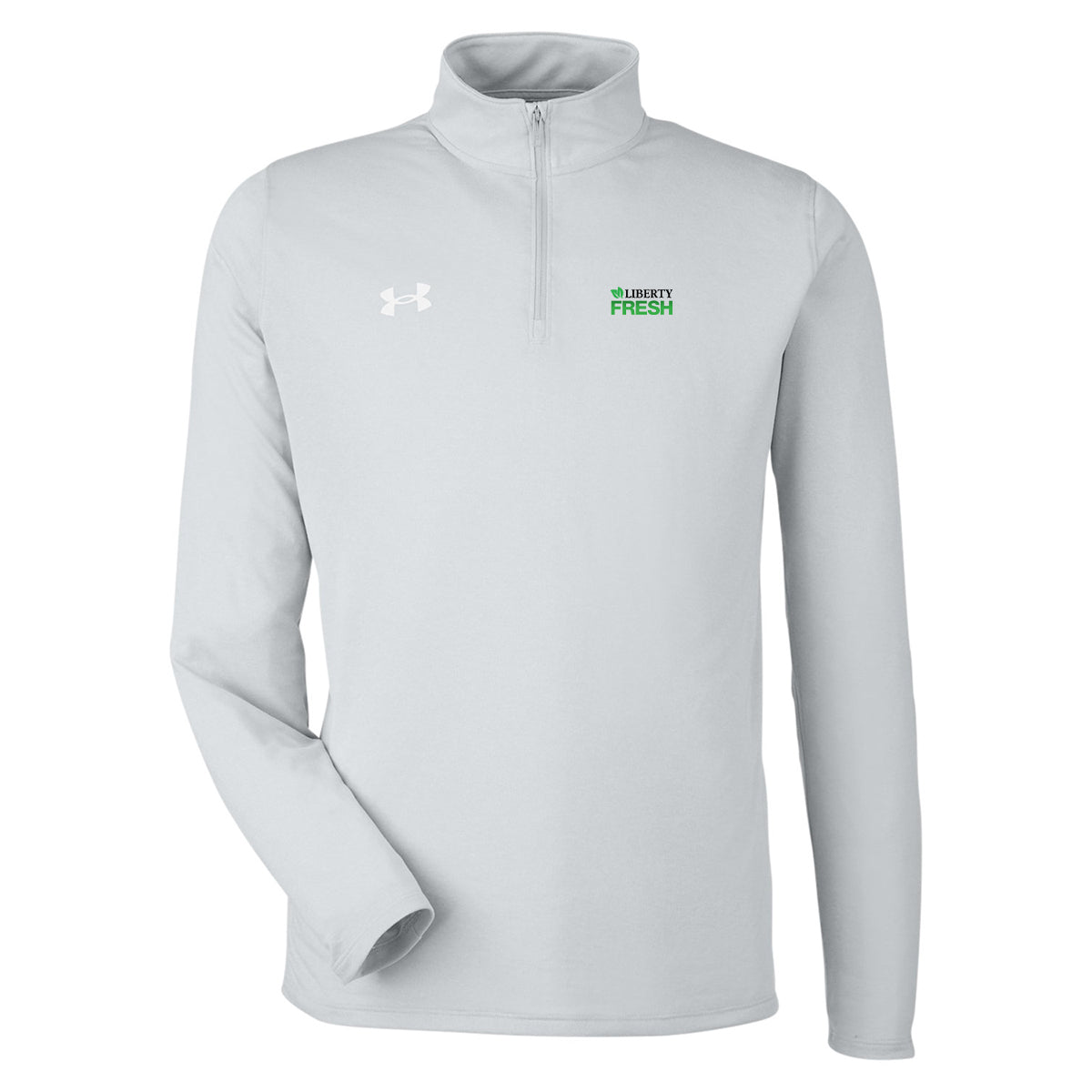 Under Armour Men's Team Tech Quarter-Zip - Medium Grey