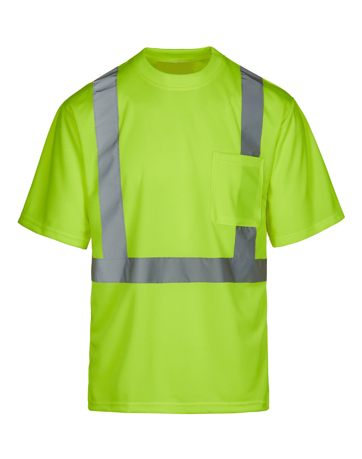 Class 2 Safety Green Short Sleeve T-Shirt - TALL