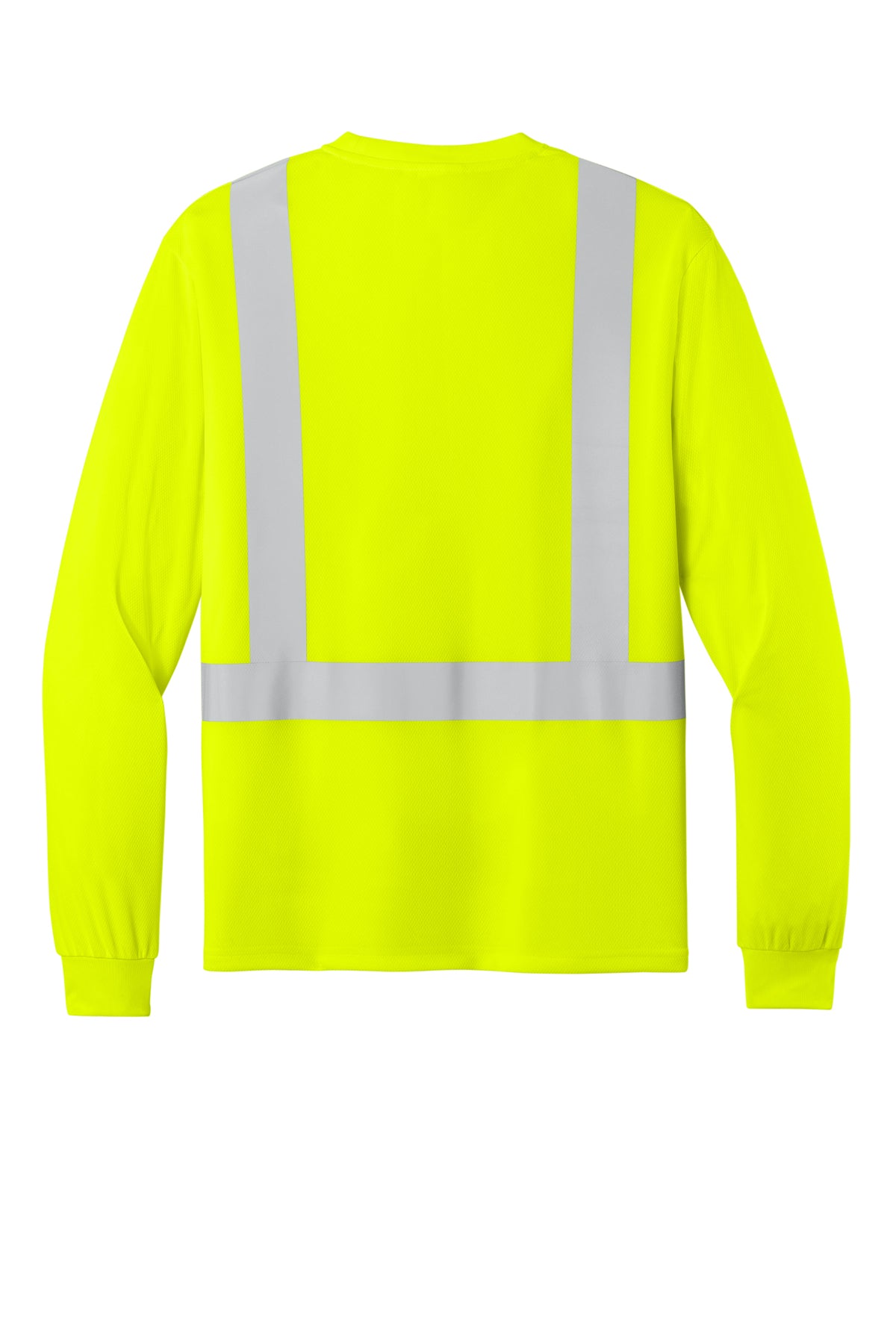 CornerStone® ANSI 107 Class 2 Long Sleeve Mesh Blocked Tee
