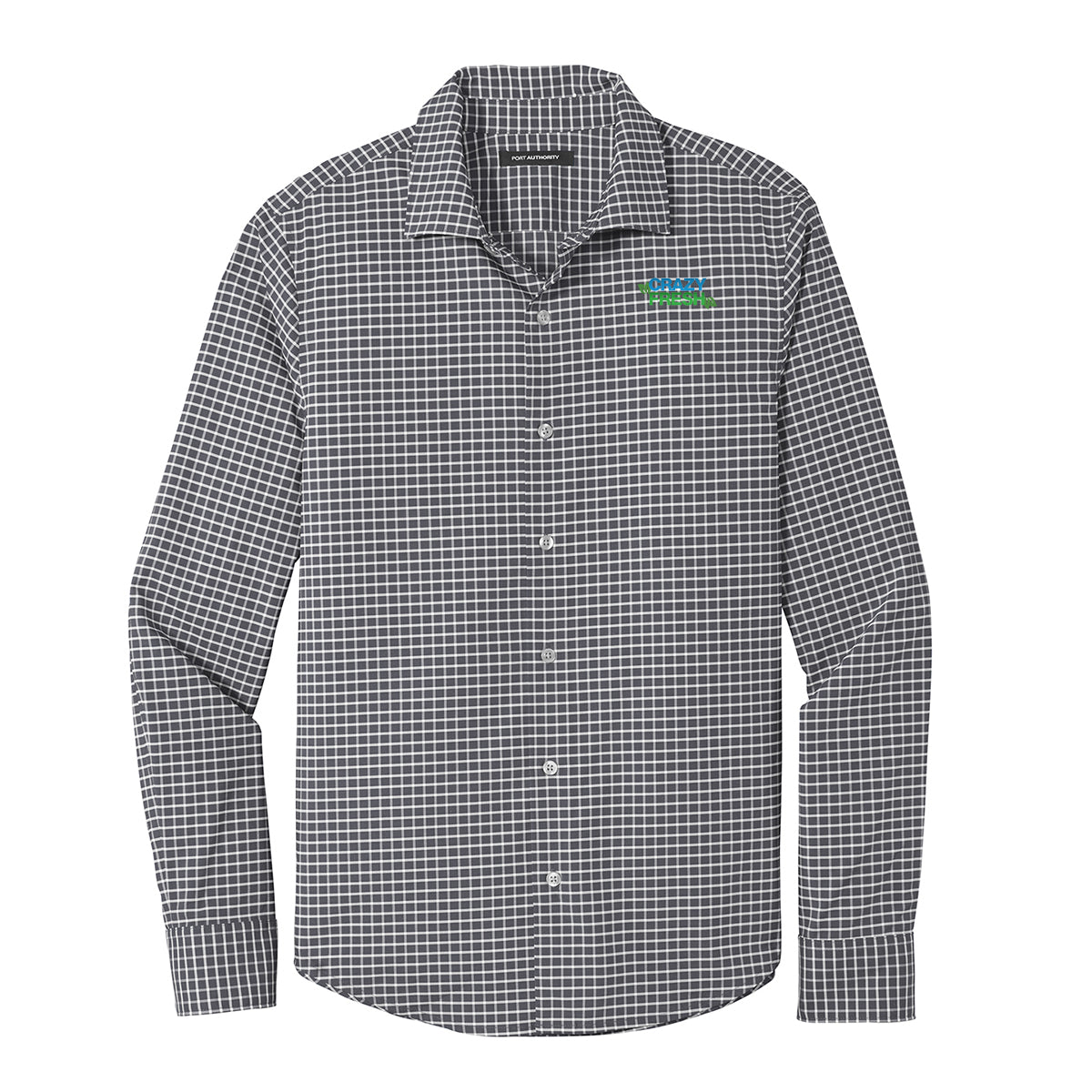 Port Authority ® City Stretch Shirt - Graphite/White