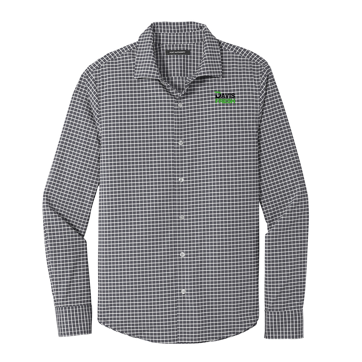 Port Authority ® City Stretch Shirt - Graphite/White