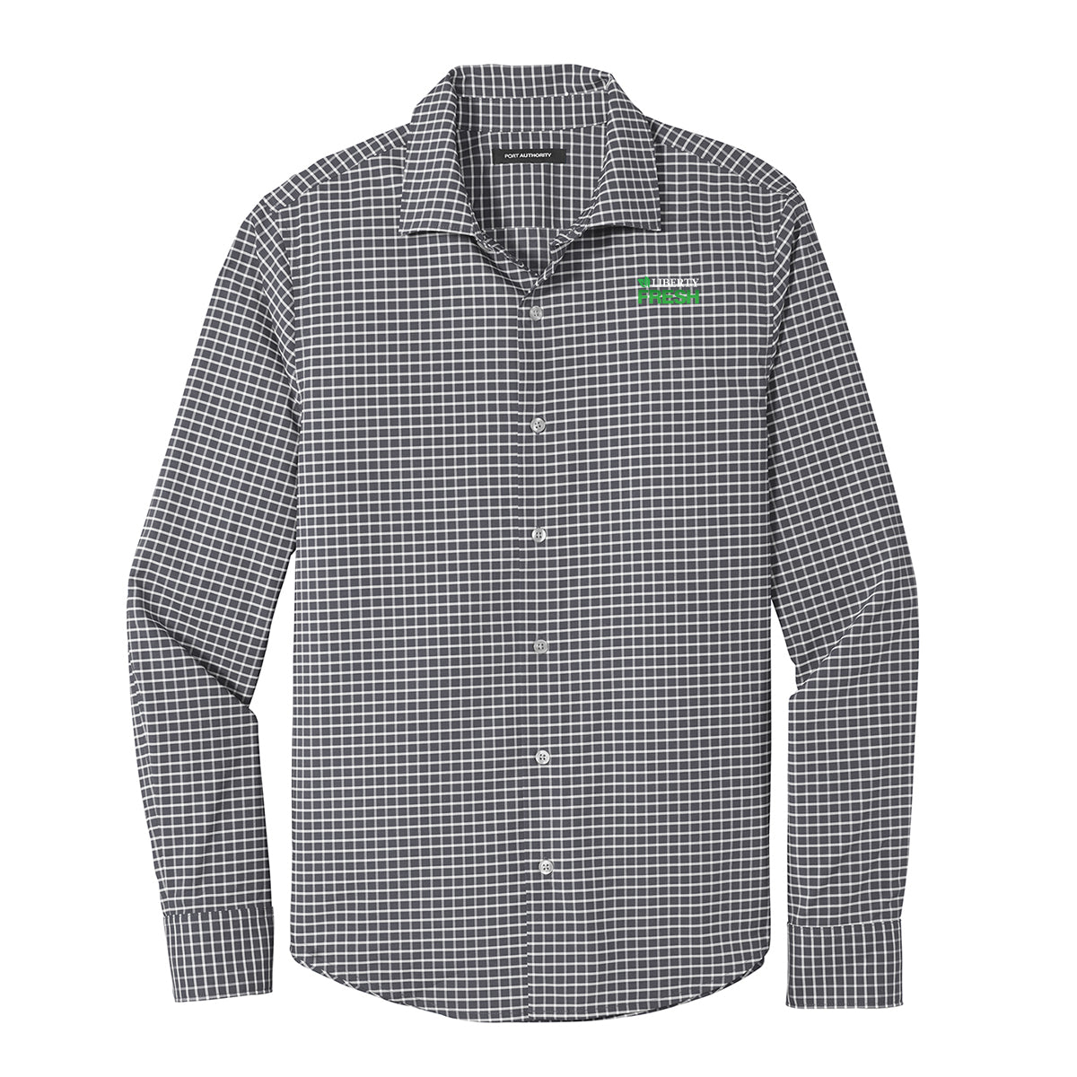 Port Authority ® City Stretch Shirt - Graphite/White