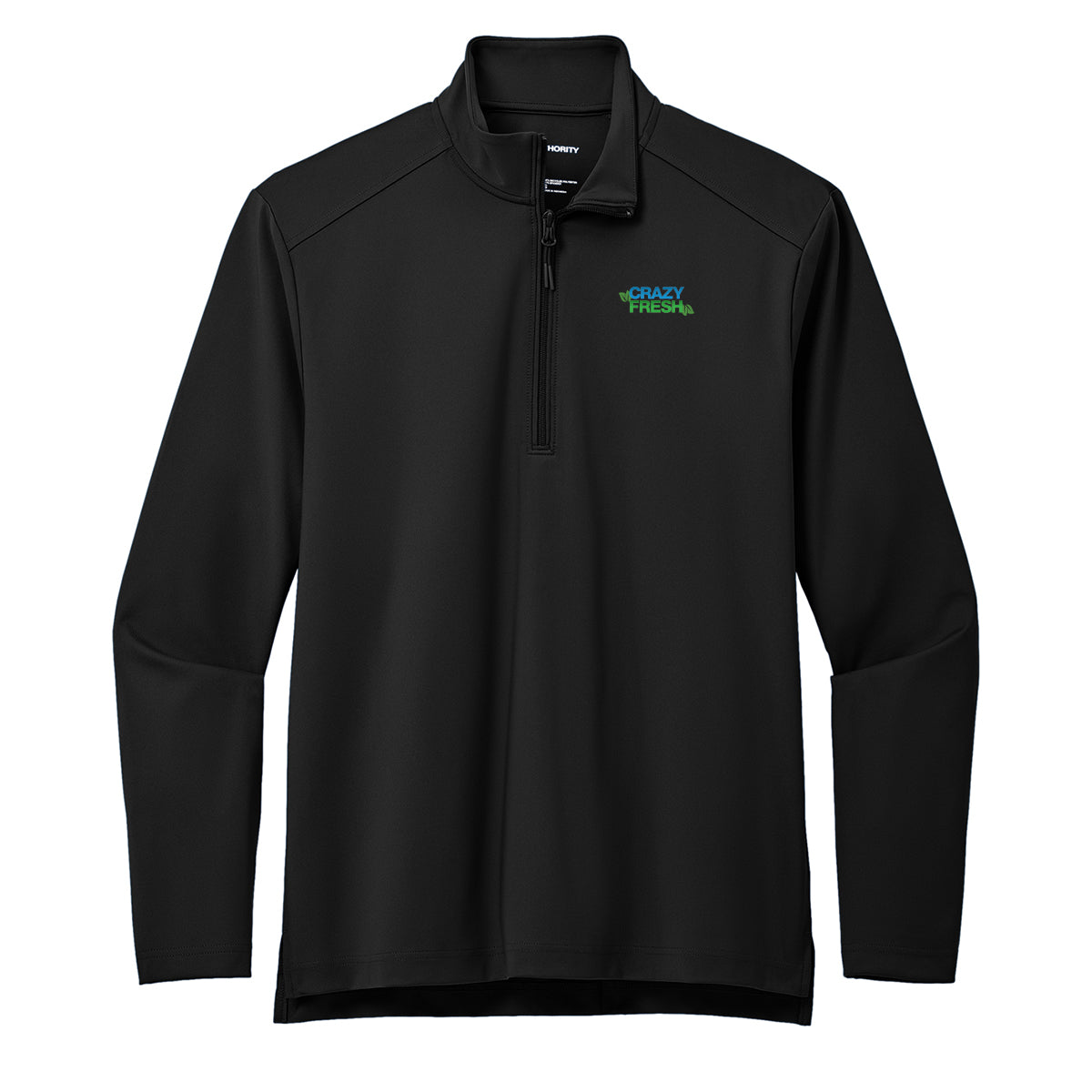 Port Authority® C-FREE® Double Knit 1/4-Zip - Deep Black