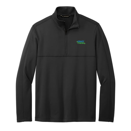 Port Authority® Smooth Fleece 1/4-Zip - Deep Black
