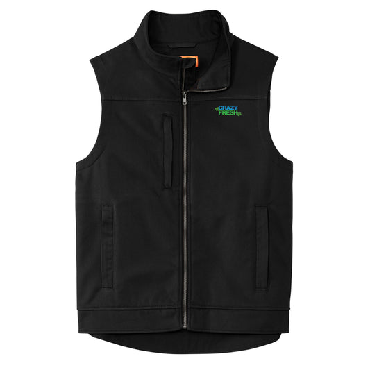 CornerStone® Duck Bonded Soft Shell Vest - Black