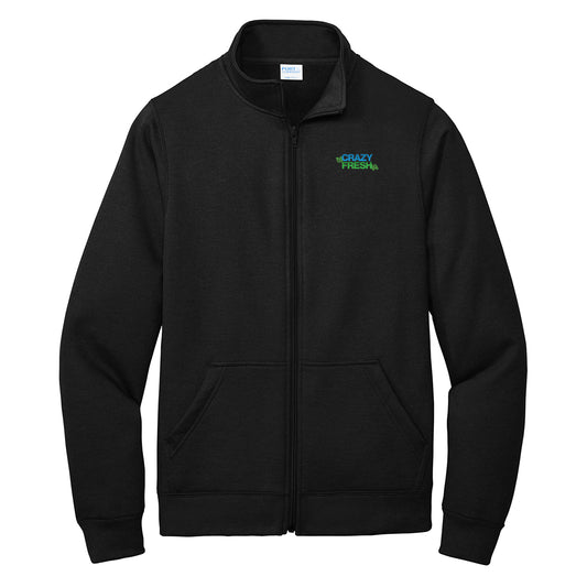 Port & Company ® Core Fleece Full-Zip Sweatshirt - Jet Black