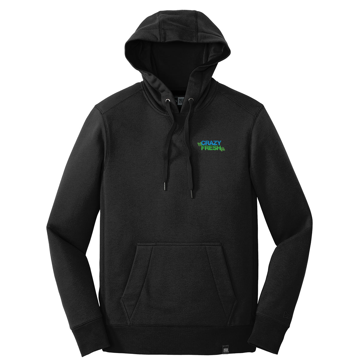 New Era® French Terry Pullover Hoodie - Black
