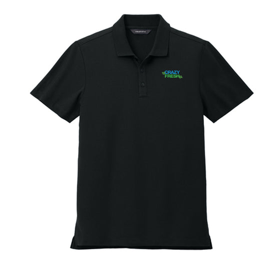 Mercer+Mettle® Stretch Pique Polo - Deep Black