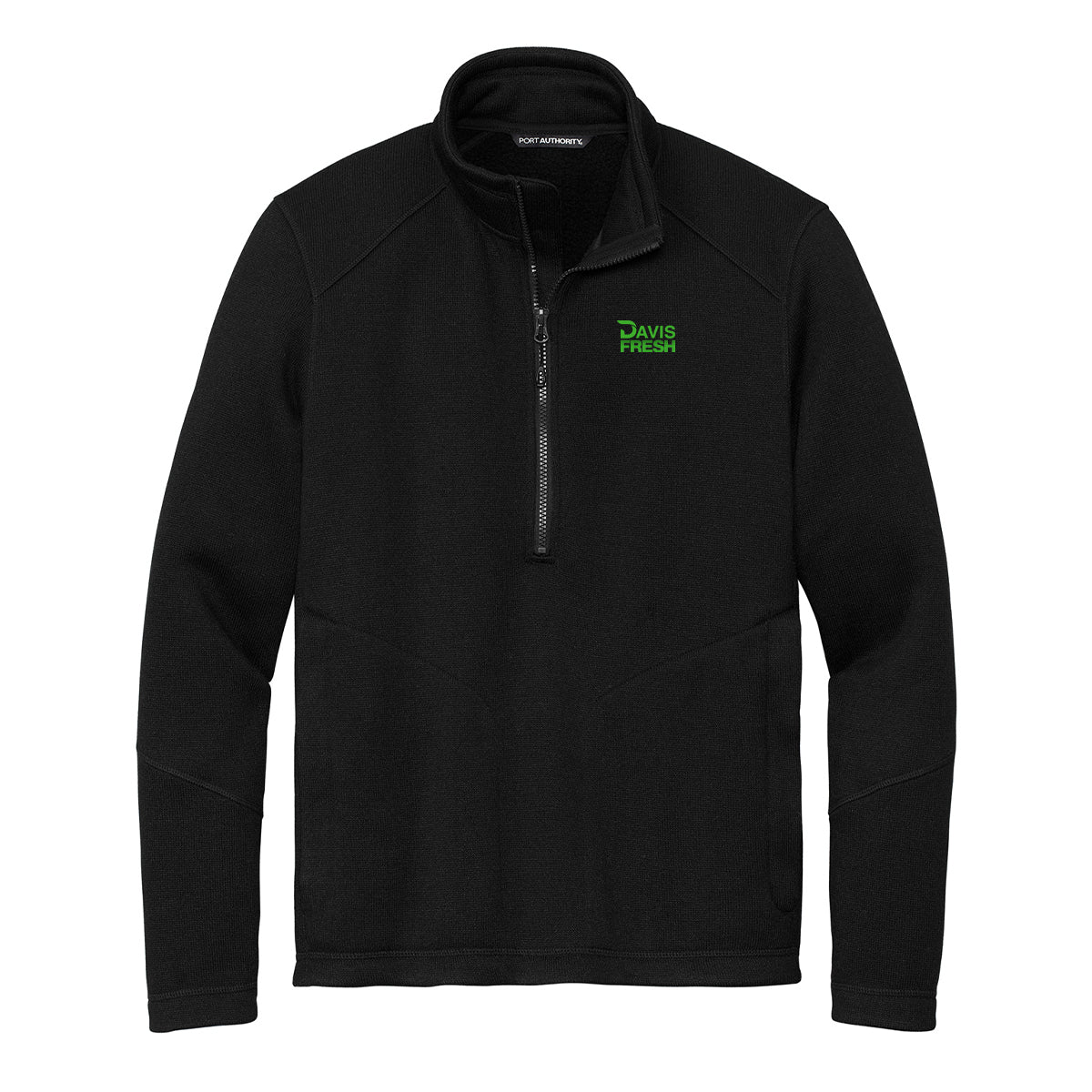 Port Authority® Arc Sweater Fleece 1/4-Zip - Deep Black
