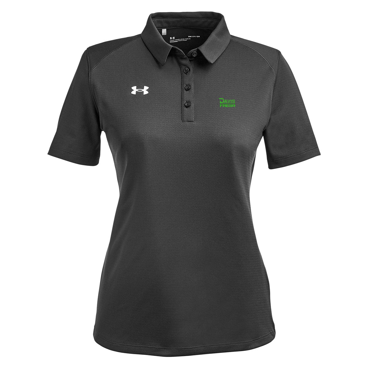Under Armour Ladies' Tech™ Polo - Black/White
