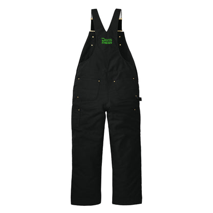 Carhartt® Firm Duck Insulated Bib Overalls - Black