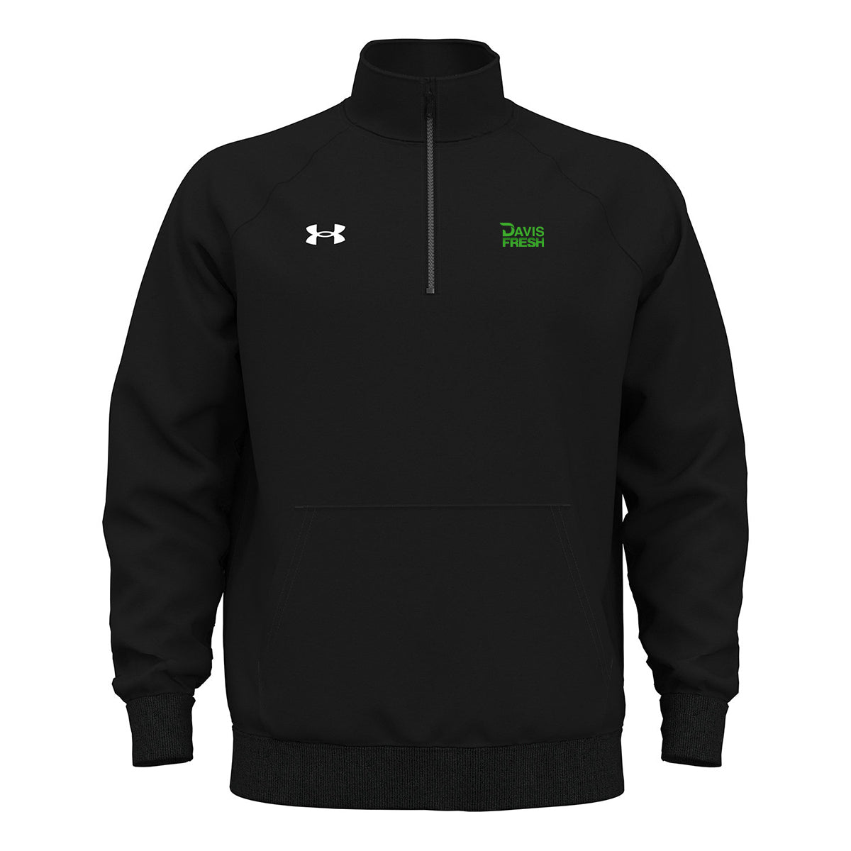 Under Armour Men's Rival Fleece Quarter-Zip - Black