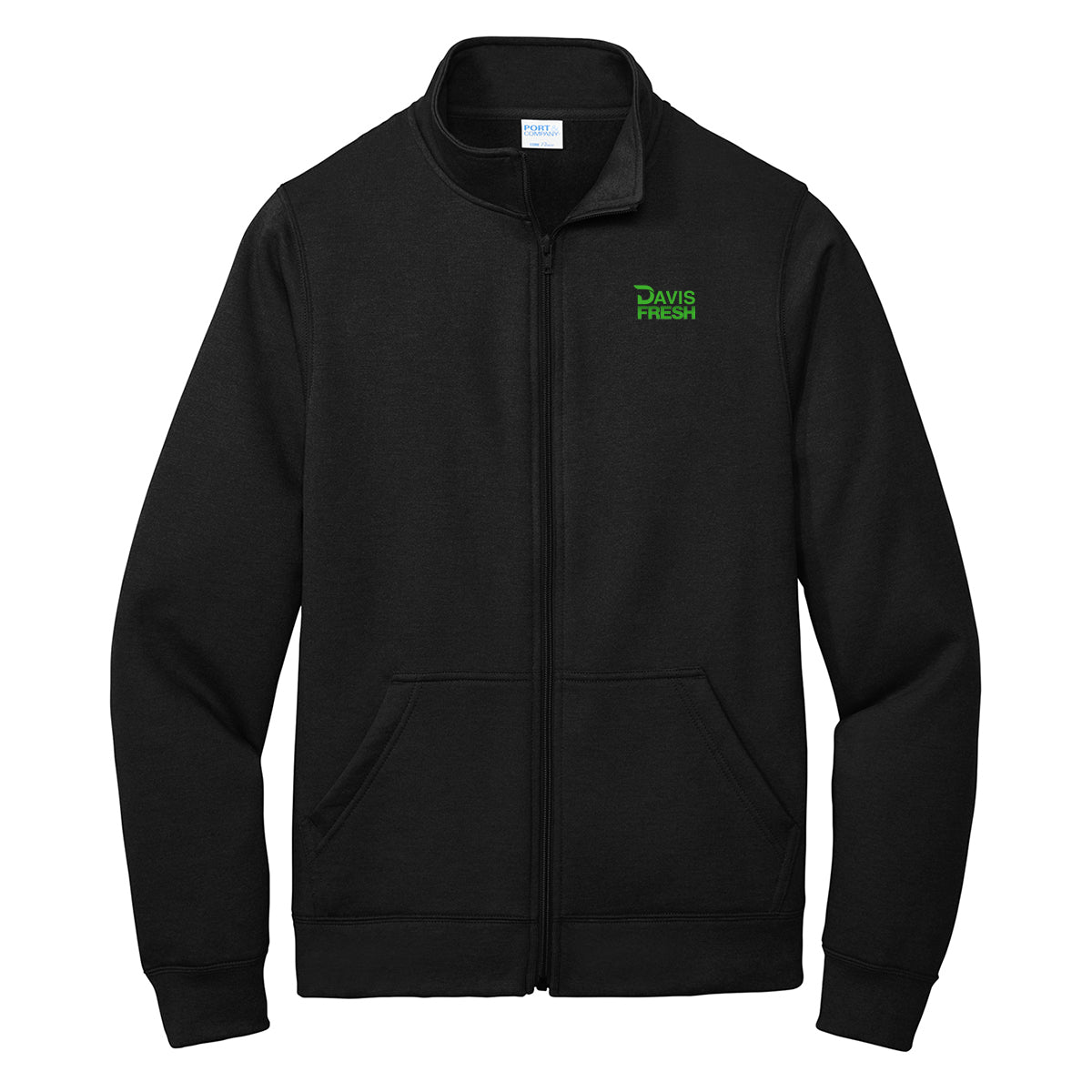 Port & Company ® Core Fleece Full-Zip Sweatshirt - Jet Black