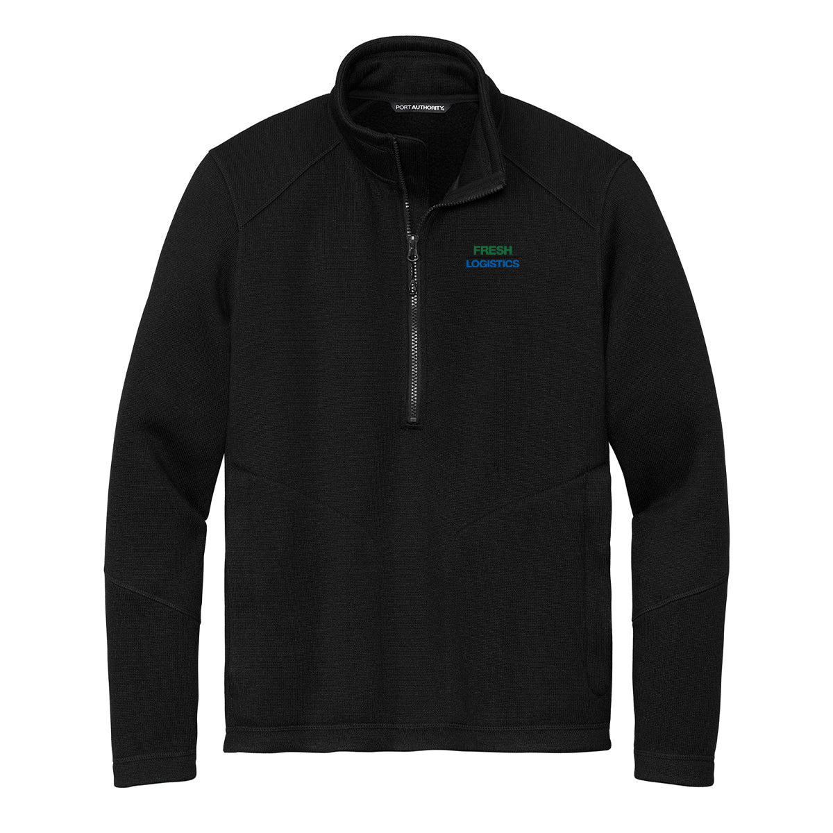 Port Authority® Arc Sweater Fleece 1/4-Zip - Deep Black