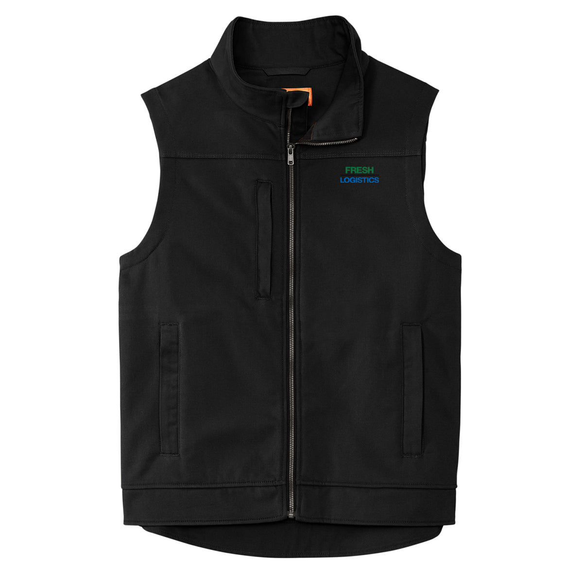CornerStone® Duck Bonded Soft Shell Vest - Black