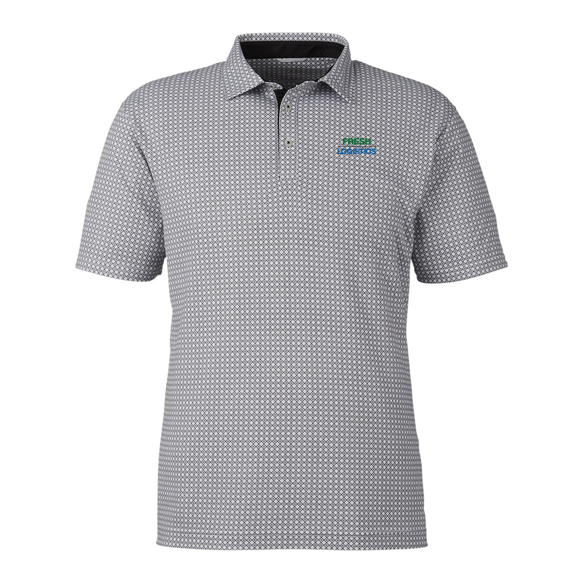 Swannies Golf Men's Tanner Printed Polo - Glacier/Black
