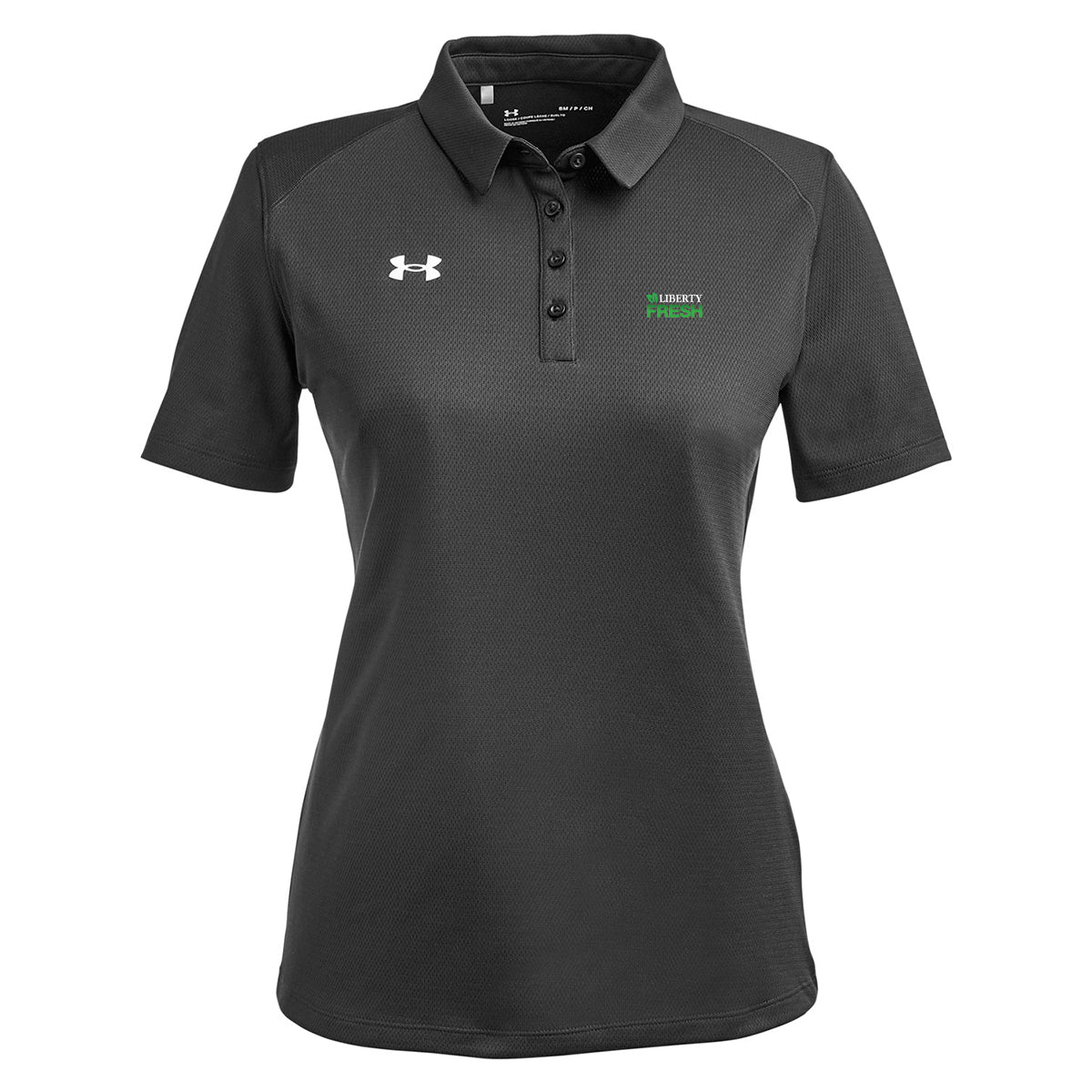 Under Armour Ladies' Tech™ Polo - Black/White