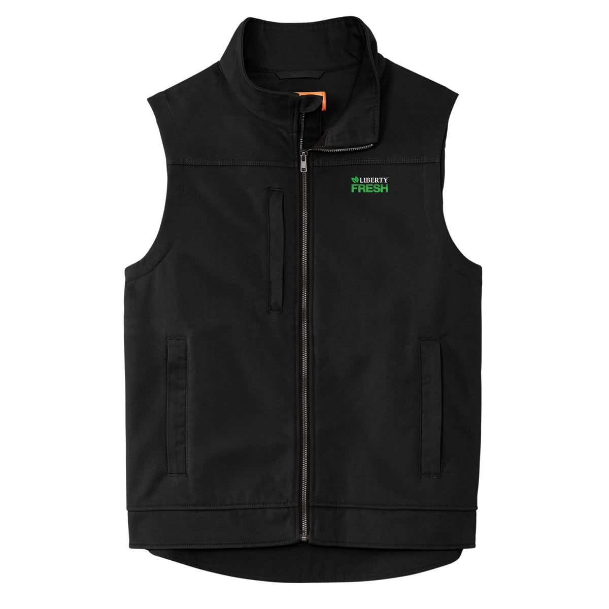 CornerStone® Duck Bonded Soft Shell Vest - Black