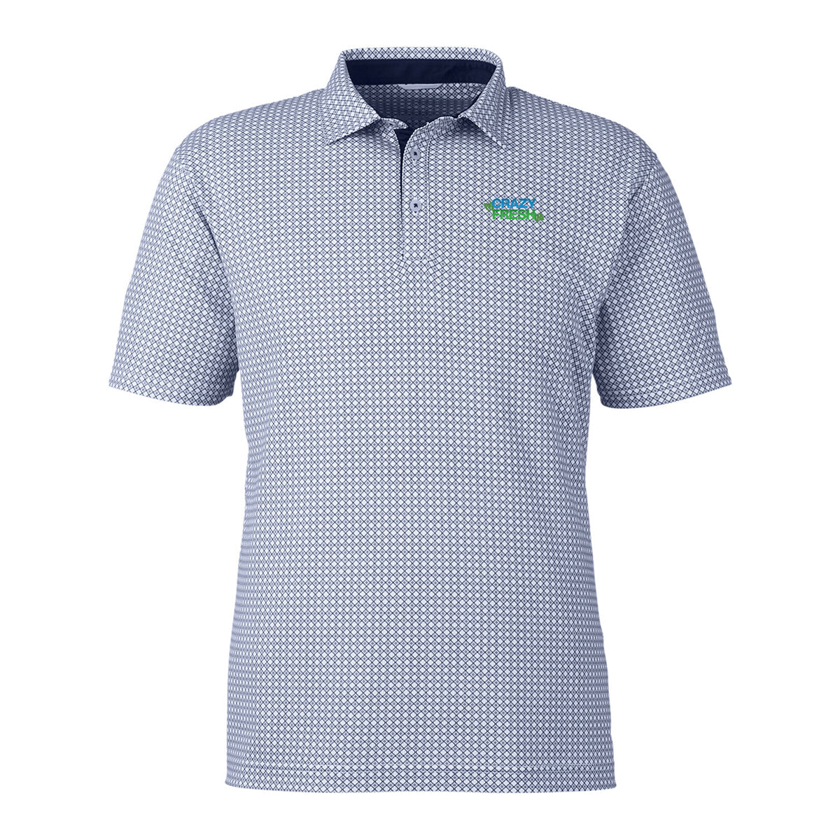 Swannies Golf Men's Tanner Printed Polo - Navy