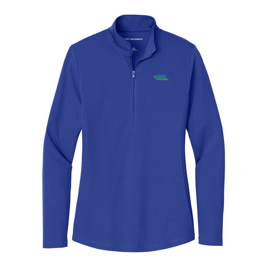 Port Authority® Women's Dry Zone® UV Micro-Mesh 1/4-Zip - True Royal