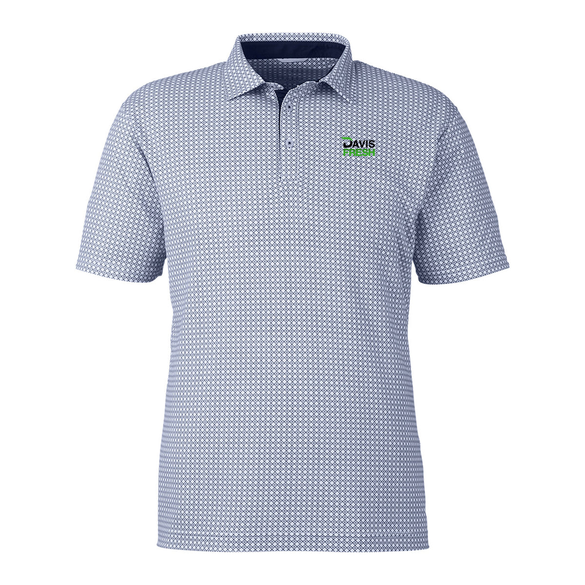 Swannies Golf Men's Tanner Printed Polo - Navy