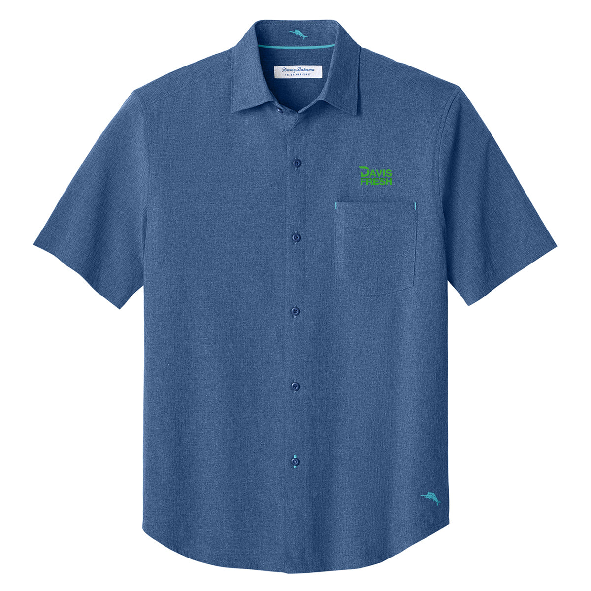 Tommy Bahama® Sandy Point Short Sleeve Shirt - Classic Blue