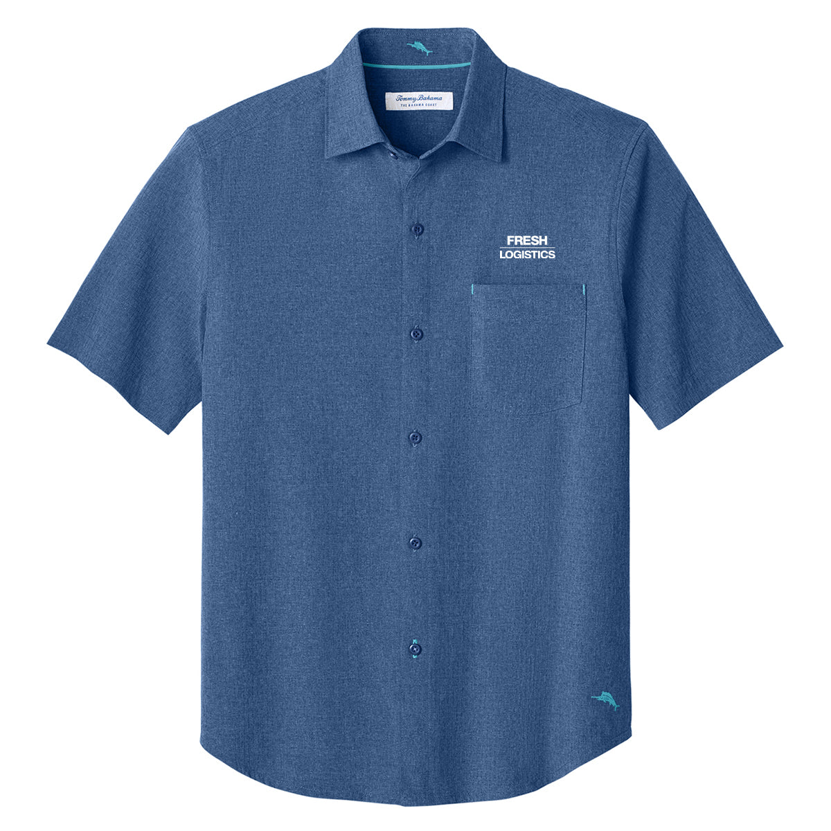 Tommy Bahama® Sandy Point Short Sleeve Shirt - Classic Blue