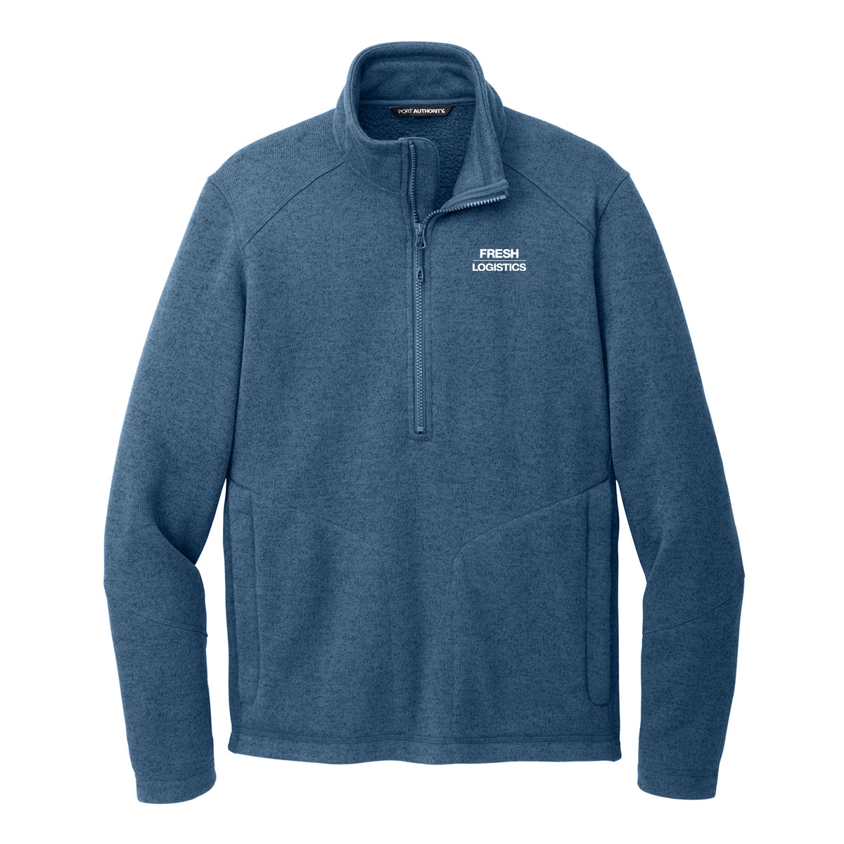 Port Authority® Arc Sweater Fleece 1/4-Zip - Insignia Blue Heather