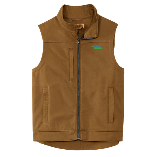 CornerStone® Duck Bonded Soft Shell Vest - Duck Brown