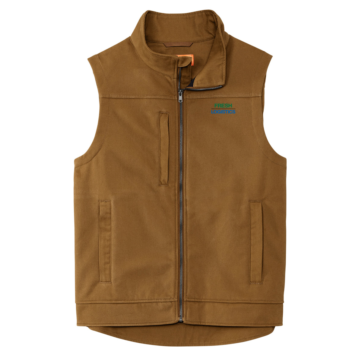 CornerStone® Duck Bonded Soft Shell Vest - Duck Brown