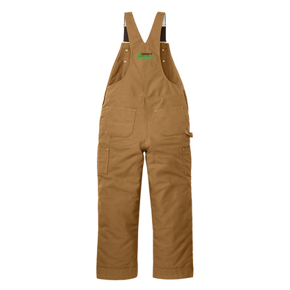 Carhartt® Firm Duck Insulated Bib Overalls - Carhartt Brown