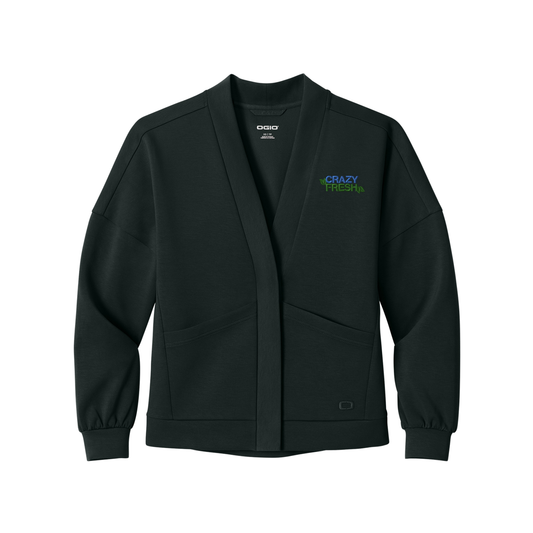 OGIO® Women’s Transcend Cardigan - Blacktop