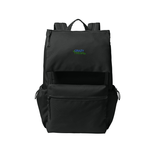 Port Authority® Matte Oxford Backpack - Black