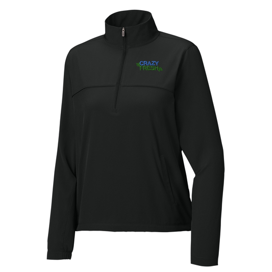 Sport-Tek® Women’s Repeat 1/2-Zip - Black