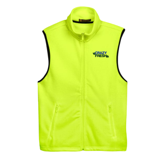 Harriton Unisex Fleece Full-Zip Vest