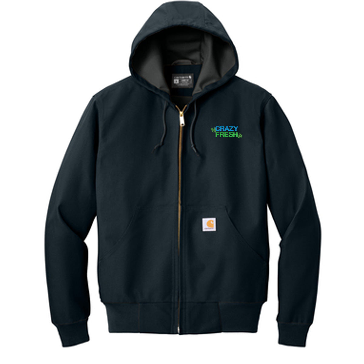 Carhartt ® Thermal-Lined Duck Active Jac - Navy