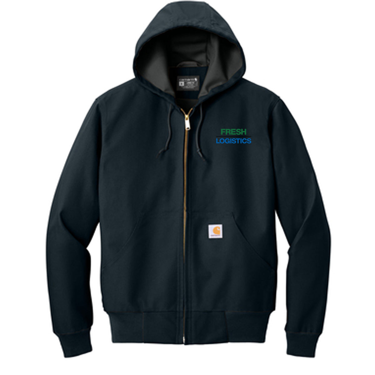 Carhartt ® Thermal-Lined Duck Active Jac - Navy