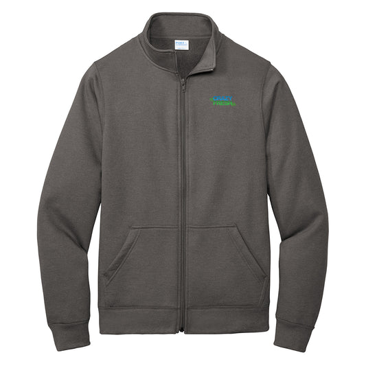 Port & Company ® Core Fleece Full-Zip Sweatshirt - Charcoal