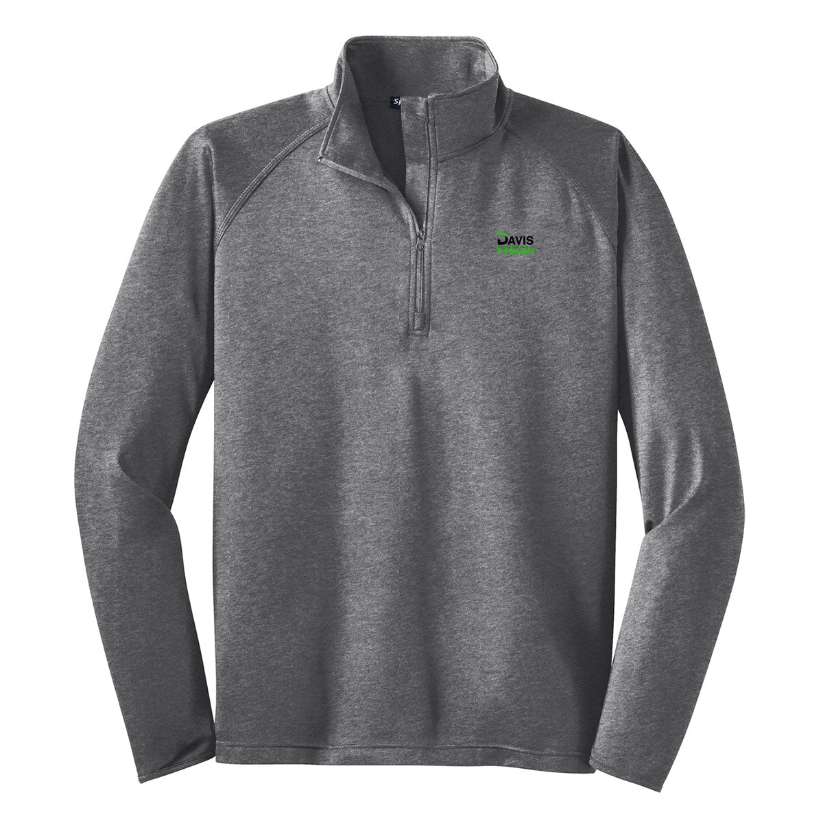 TALL Sport-Tek® Tall Sport-Wick® Stretch 1/4-Zip Pullover - Charcoal Grey