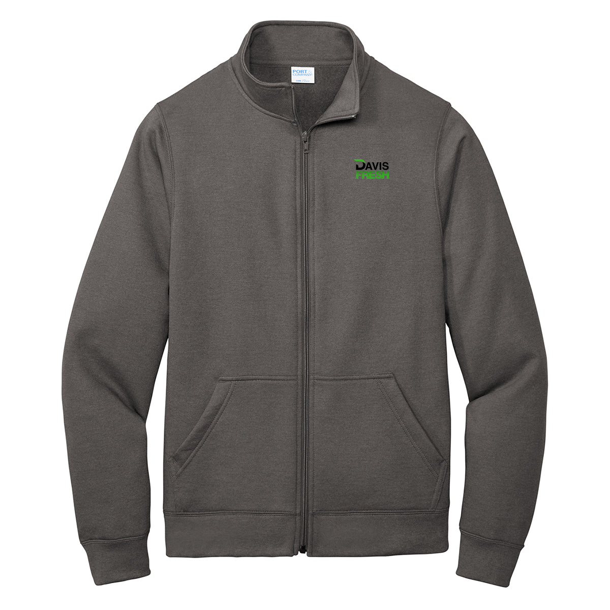 Port & Company ® Core Fleece Full-Zip Sweatshirt - Charcoal