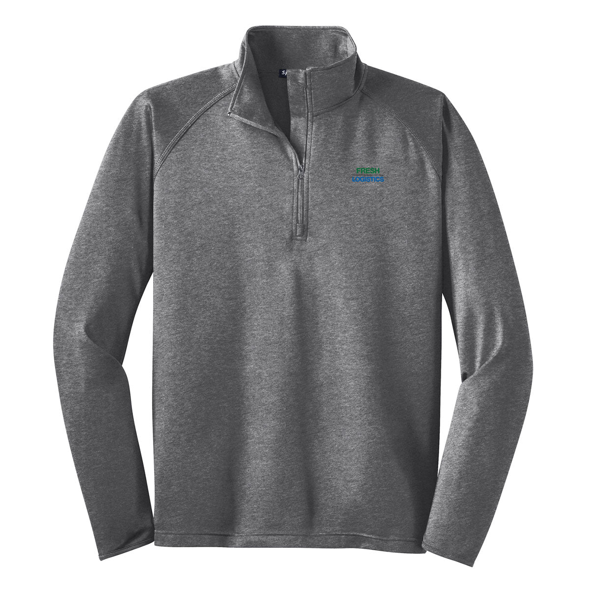 TALL Sport-Tek® Tall Sport-Wick® Stretch 1/4-Zip Pullover - Charcoal Grey