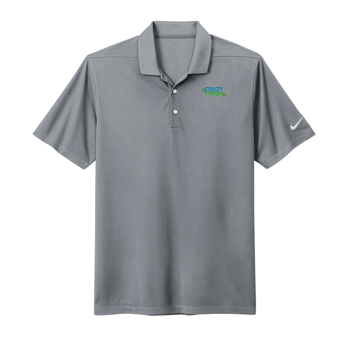 TALL Nike Dri-FIT Micro Pique 2.0 Polo - Cool Grey